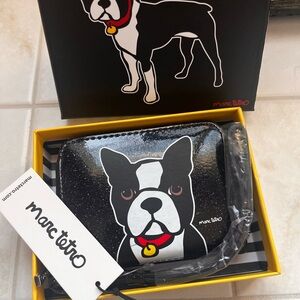 Marc Tetro Black Dog Print Wallet